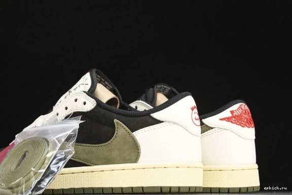 Rep EP Scott DZ4137-106 OG Retro 1 Olive Jordan Low Travis SP 1220